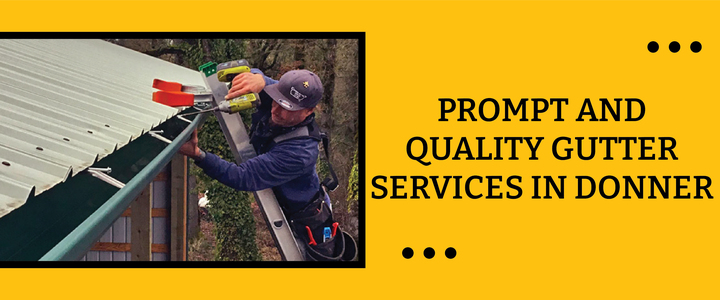 Prompt and Quality gutter service in Donner