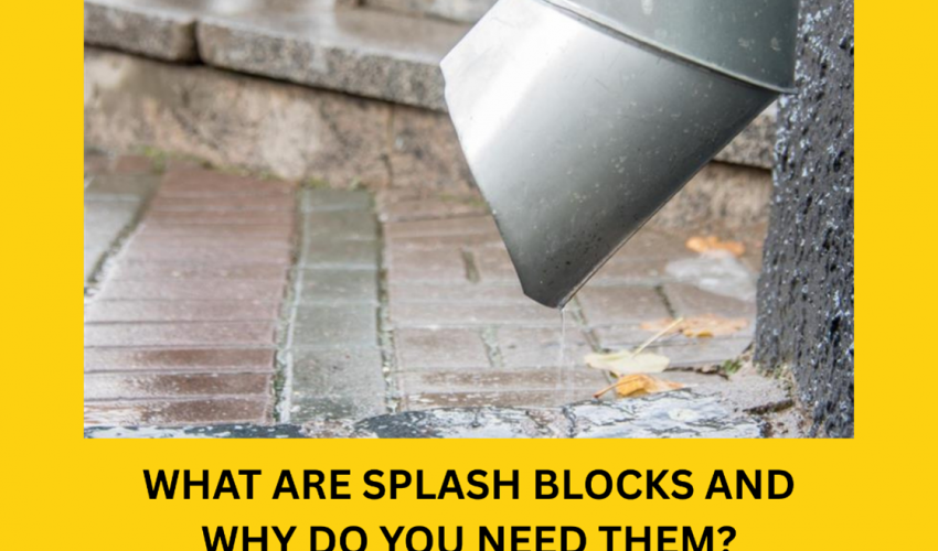 What Are Splash Blocks