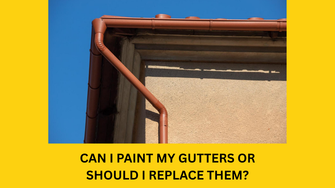 can gutters be painted